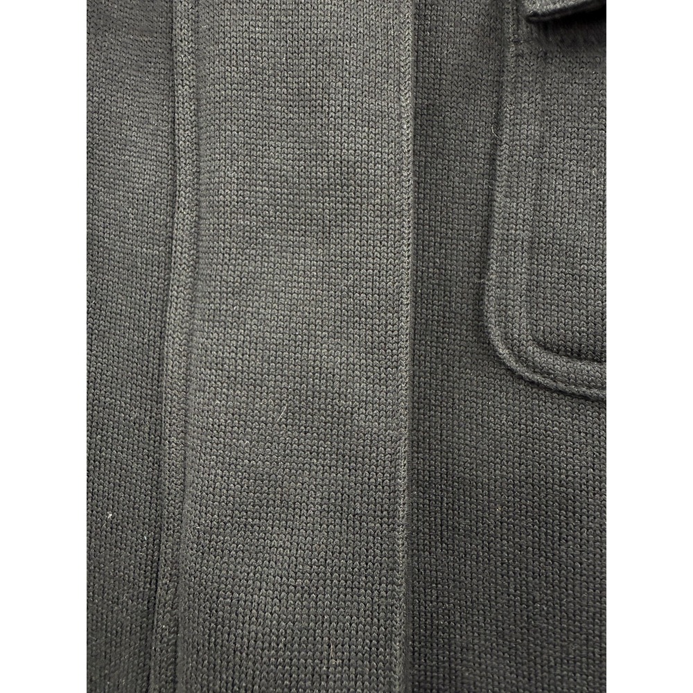 Patagonia Jacket Womens‎ Medium Black Fleece Collar Snap Pockets Elbow Patches - Picture 2 of 9
